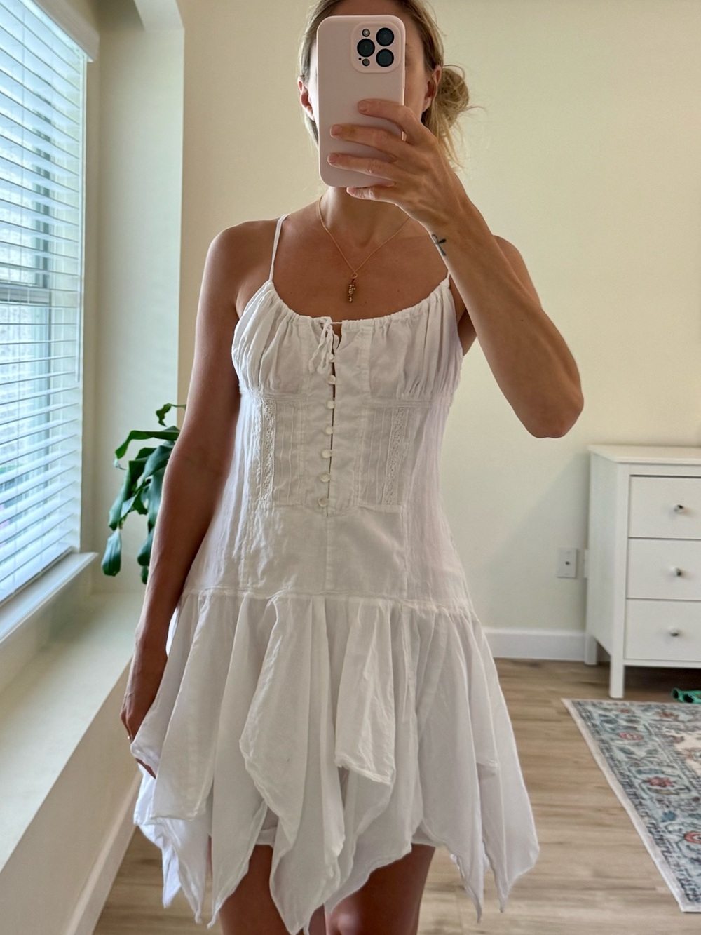 Raviya Fairycore White Dress